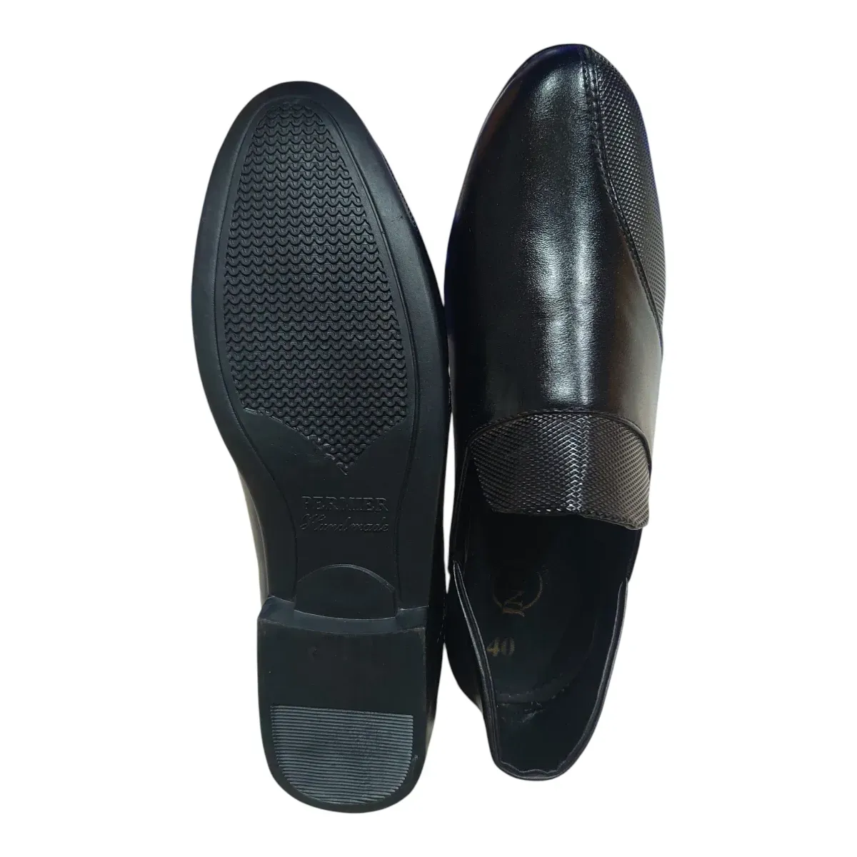 Premium Tassel Loafer – PU Leather Upper & Genuine Leather Inside JS56 Black - Image 3